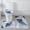 Multicolor #19, variant on 3-piece Bathroom Carpet, Super Soft Non Slip Bathtub Carpet And Absorbent Bath Mat, Bathroom Carpet, Bath Mat For Bathroom