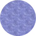 thumbnail image 1 of Ahgly Company Tapis d'Intérieur Rond Lavable en Machine Mimosa Violet Transitionnel, 3 Pieds Rond, 1 of 7