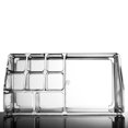 thumbnail image 3 of Makeup Organizer Cosmetic Storage Box Clear Countertop Space Saving Storage for Lipsticks Brushes Creams Nail Polish, 3 of 5