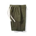 thumbnail image 4 of Large Size Workwear All Cotton Shorts Multiple Pockets Loose Fitting Casual Sports Capris, 4 of 7