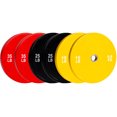thumbnail image 2 of PRISP Olympic Bumper Weight Plate - Rubber Plate for 2 Inch Olympic Barbell with Steel Insert; Pairs, Sets and Single Plates Available, 2 of 9