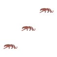 thumbnail image 1 of Transemion Resin Animal Shape Sculpture Glossy Decorative Home Decor Ornament Red 3Set, 1 of 6