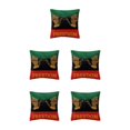 thumbnail image 3 of kurtrusly Easy-to-Clean Throw Pillows Cover Fit For Any Room Various Colors Polyester Cushion Cover Pillow Cover Soft Durable W0134-15 5Set, 3 of 6