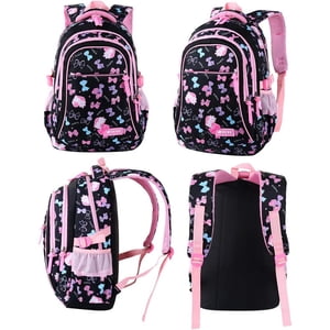 Sac scolaire filles sac à dos école sac à main enfants sac de jour 3 pièces pour l'école et le temps libre