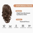 thumbnail image 3 of Messy Hair Bun Synthetic Hairpieces Natural Wave Claw Clip Short Ponytail Hair Extensions, 3 of 7