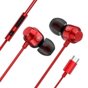 DZCPSCZG Type-C USB-C In-Ear Earphone Headset Headphone Earbuds Wth Wire-controlled Mic