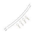 thumbnail image 2 of fastboy Metal Clip R Pin Rod With Anti-lost Rope For Convenient Connectivity Anti-lost Car Shell Rope silver 1:10 1 Pc, 2 of 6