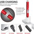 thumbnail image 3 of CHUANK Laser Pointer  Long Range Red Laser Pointer  2000 Metres Laser Pointer High Power Pen  Red Lazer Pointer Rechargeable for Hiking  Cat Laser Toy USB Charge, 3 of 5
