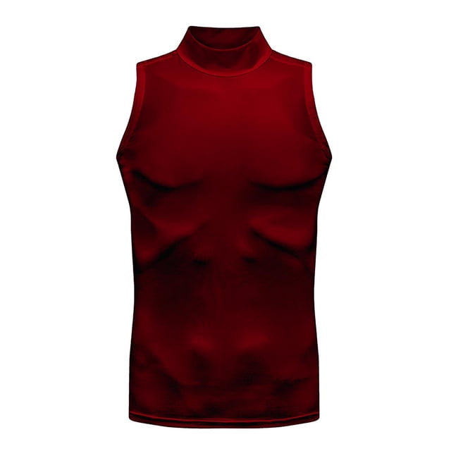 Gilet Ajusté de Sport Décontracté de Mode pour Homme, Uni