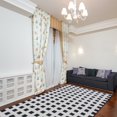 thumbnail image 1 of Casavani Pure Cotton Entrance Hall Area Rug, Black 2x3 feet, 1 of 6