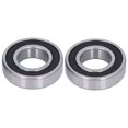 thumbnail image 2 of QIILU Bearing Steel,2PCS Deep Groove Ball Bearing Hard‑Wearing Unbreakable 6206RS Mechanical Equipment,Hardware Accessory, 2 of 8