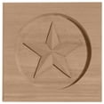 thumbnail image 2 of Ekena Millwork ROS04X04AURW 4.25 Po L x 4.25 Po H X.75 Po P Austin Star Rosette - Caoutchouc - Accent Architectural, 2 of 3