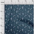 thumbnail image 2 of oneOone Coton Sarcelle Bleu Tissu Floral Robe Tissu Tissu Imprimé par la Cour 56 Pouces de Large, 2 of 4
