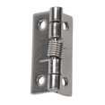 thumbnail image 3 of MYG for Stainless Steel Self-Closing Spring Door Hinges 2-Pack, Heavy Duty Hardware for Cabinets Boxes Instrument Cases, 1.5 Inch Options, Silver Brushed Finish, 3 of 10