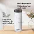 thumbnail image 4 of Tasse de voyage isotherme Contigo Huron 2.0 Couture, acier inoxydable, 591 mL (20 oz), couvercle SNAPSEAL, marbre blanc, 4 of 8