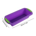 thumbnail image 3 of Non-stick Silicone Bread And Loaf Pan For Bread Quiche Meatloaf Lasagna 11.4 X 5.3 Inches 1 Pack, 3 of 6