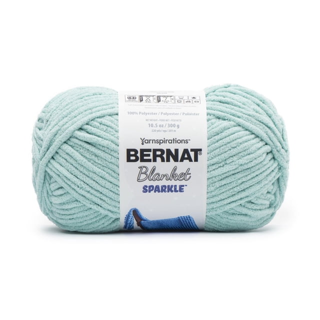 Bernat® Blanket Sparkle™ Yarn, Polyester #6 Super Bulky, 10.5oz/300g, 220 Yards
