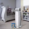thumbnail image 2 of Diaper Genie Elite Diaper Pail, Gray, Foot Pedal, Air-Tite® Clamps, Carbon Filter, 2 of 5