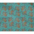 thumbnail image 4 of oneOone Cotton Flex Fabric Floral & Paisley Block Printed Craft Fabric BTY 40 Inch Wide, 4 of 4