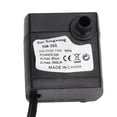 thumbnail image 2 of Aquarium Water Pumps, Mini Fountain Pump Wear-resistant  Power-saving And Quieter Stainless Steel Rotor Quiet Design And Low Noise  For Office For Home US Plug 110V, 2 of 8