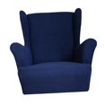 thumbnail image 4 of Sofa Covers Seat Removable Stretch Spandex Protective Covers for Wing Arm, Sofa Slipcovers - Multicolor, Dark Blue, 4 of 8