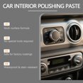 thumbnail image 2 of Automobile Interior Polishing Paste, 100g Car Interior Cleaner & Shine Polish for Leather, Vinyl, Plastic Surfaces, Stain Removal & Protection, Includes Sponge for Application, 2 of 9