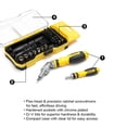 thumbnail image 2 of WorkPro 57-Piece Flex and Precision Ratchet Screwdriver Bit Set,1/4" Dr. Sockets and Screwdriver Bits, 2 of 8