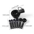 thumbnail image 2 of Oleegame 1PC 10PCS Measuring Spoons And Cups Sets Complete Set Of Quantitative Seasoning Tools Measuring Spoon Set For Cooking And Baking Black, 2 of 4