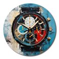 thumbnail image 2 of Designart « Fusion Temporelle d'Une Montre » Horloge Murale Surdimensionnée de Mode, 2 of 6