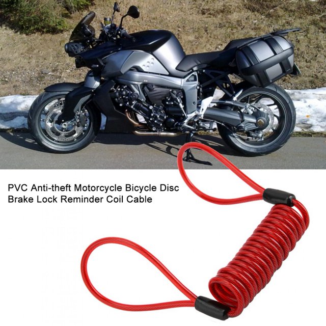 AMONIDA Security Bicycle Reminder Cable, Bike Lock Cable, Traveling For Prevent Thieves Cycling Enthusiasts Cycling