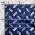 thumbnail image 1 of oneOone Cotton Cambric Fabric Stripe & Check Kasuri Print Fabric BTY 56 Inch Wide, 1 of 4