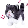 thumbnail image 1 of KEINXS Plush Toy Electronic Cat That Move and Meow Waliking Lifelike Interactive Toy Pet Stuffed Kitten, 1 of 6