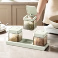 thumbnail image 4 of Kitchen Spice Jars, Leak Proof Sealed Condiment Container, Transparent Glass Jar, Large Opening for Easy Filling, Heat Resistant for Cooking and Baking, 4 of 6