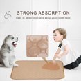 thumbnail image 4 of Reusable Grey Dog Pee Pad S Size (60x45cm) - Quilt & Mesh Fabric with Superior Absorption, Odor Control, Machine Washable for Puppy Housebreaking, Incontinence, Car Seats, and Mess-Free Home Cleaning, 4 of 6