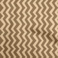 thumbnail image 1 of oneOone Georgette Viscose Tawny Brown Fabric Chevron Sewing Craft Projects Fabric Prints By Yard 42 Inch Wide, 1 of 5
