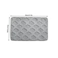 thumbnail image 3 of Thickened Absorbent Non-Slip Bathroom Rug Mat, Plush Polyester Floor Carpet for Toilet, Shower, and Bedroom Doorway, Machine Washable, 3 of 6