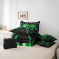thumbnail image 4 of Erosebridal Striped Abstract Bedding Full Size, Futuristic Gamepad Bedding Sets Full Size, Gamer Sport Decor, Reversible, 4 of 5