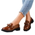 thumbnail image 4 of Amzcrzy Mocassins pour Femmes Mocassins à Enfiler à la Mode pour Femmes Habillés Décontractés Confortables Chaussures Closed Toe pour Femmes, 4 of 4