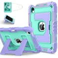thumbnail image 1 of Case for iPad Mini 7 A17 Pro 2024 / iPad Mini 6 2021 8.3 Inch, Shockproof Protective Cover with Kickstand Shoulder Strap, 1 of 7