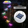 thumbnail image 3 of Qoosea Wind Chime Light, Solar Powered LED Waterproof Color Changing Hanging Lamp Butterfly Windchimes Lights for Outdoor Garden Yard Pathway Decoration, 3 of 5