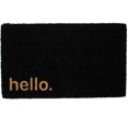 thumbnail image 1 of Northlight Paillasson Extérieur en Fibre de Coco Noire "Hello" 18 Pouces x 30 Pouces, 1 of 5