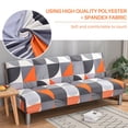 thumbnail image 3 of 2024 2021 New Armless Futon Cover Stretch Folding Sofa Bed Slipcover Polyester Elastic Fabric All-Inclusive Cover Furniture Protector, 3 of 9