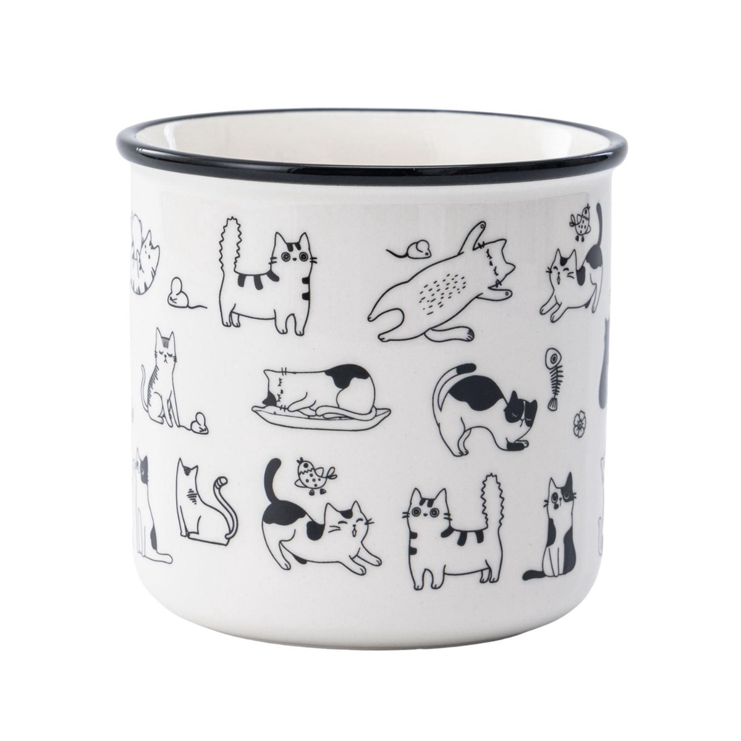 Mainstays Tasse en céramique pour chats, 20,96 oz, 1 Pièce