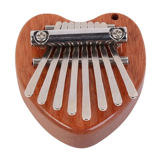 Birdeem Solid Wood 8-Tone Mini Thumb Piano Musical Instrument Wooden 8-Tone Finger Piano