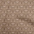 thumbnail image 1 of oneOone Viscose Chiffon Brown Fabric Asian Block Craft Projects Decor Fabric Printed By The Yard 42 Inch Wide, 1 of 4