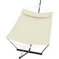 thumbnail image 1 of IdealHouse 2 Person Hammock with Stand for Outside, Double Hammock with Stand and Pillow, Max 450 Lbs Capacity with Balance Rope, Large Hammock for Outdoor Patio Backyard Poolside, 1 of 7