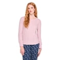 thumbnail image 1 of T-shirt de nuit à manches longues raglan George pour femmes, 1 of 6