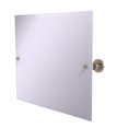 thumbnail image 1 of Allied Brass AP-93 Frameless Landscape Rectangular Tilt Beveled Edge Wall Mirror, Antique Pewter, 1 of 3