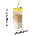 thumbnail image 2 of RKSTN coffee mug 350ml Coffee Glass Cup High Appearance Milk Tea Coffee Cup, 2 of 5