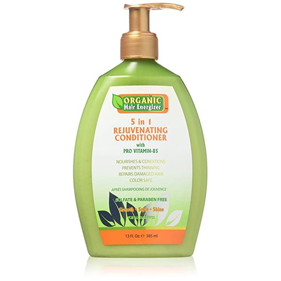 Organic Hair Energizer 5 in 1 Rejuvenating Conditioner with pro Vitamin-B5 13 fl oz